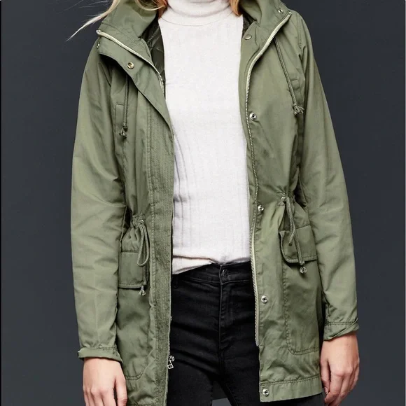 GAP Women's Utility Jacket in Sage - Picture 1 of 8